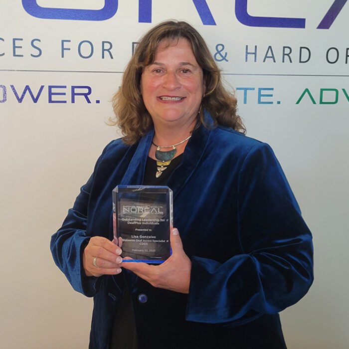 Lisa Gonzales Recognized for Making a Difference for Deaf Plus Community